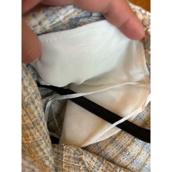 Vintage 90's Breakin' Loose Tweed Suit Set Sz 5/6 Y2K Academia Clueless School g - Picture 11 of 16